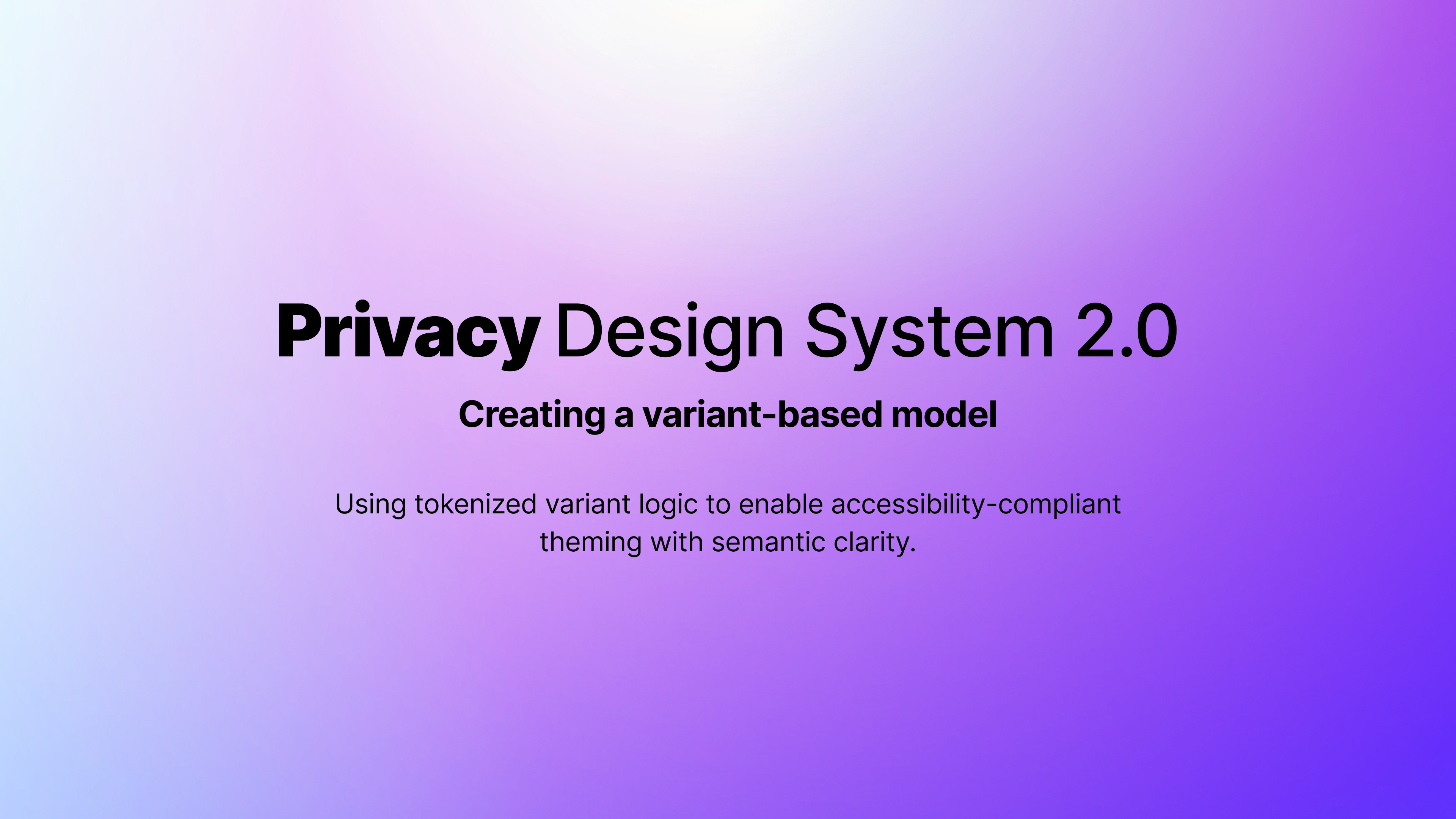 Privacy Design System