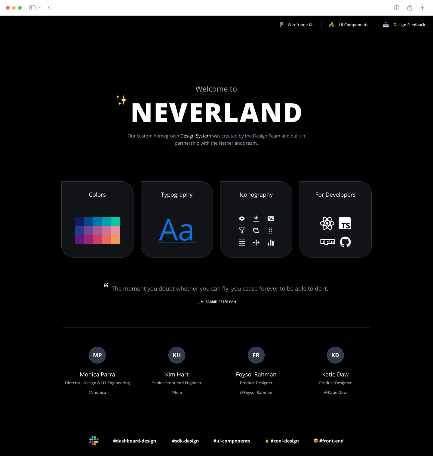 neverland-design-system